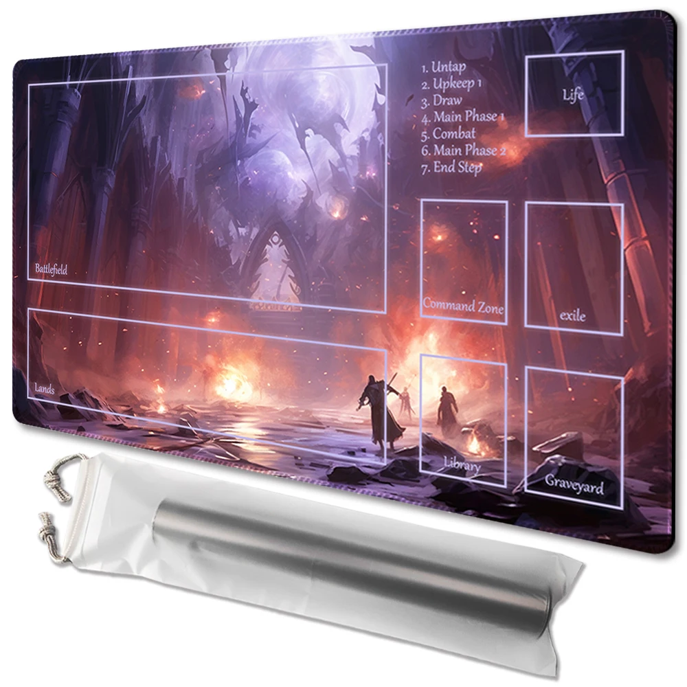 

Warwound - Board Game TCG Playmat Table Mat Game Size 60X35 CM Mousepad Compatible for MTG CCG