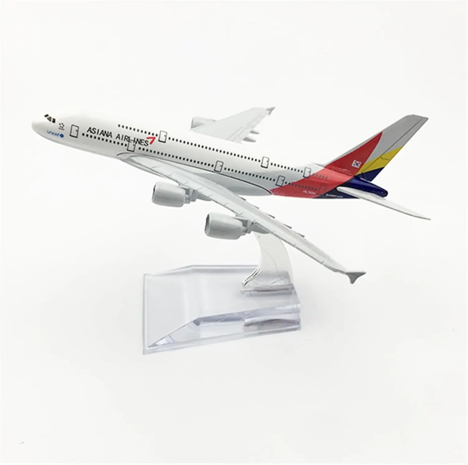16 سنتيمتر نموذج طائرات الخطوط الجوية الآسيوية A380 طائرة سبيكة دييكاست نموذج طائرة لعبة مجسم طائرة لعبة لجمع #3