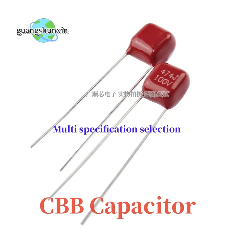 100pcs 100V 393 473 683 104 224 394 474 105 335 106 101 471 102 152 222 332 472 682 103 223 333 J CBB Capacitor 1UF 0.1UF 0.47UF