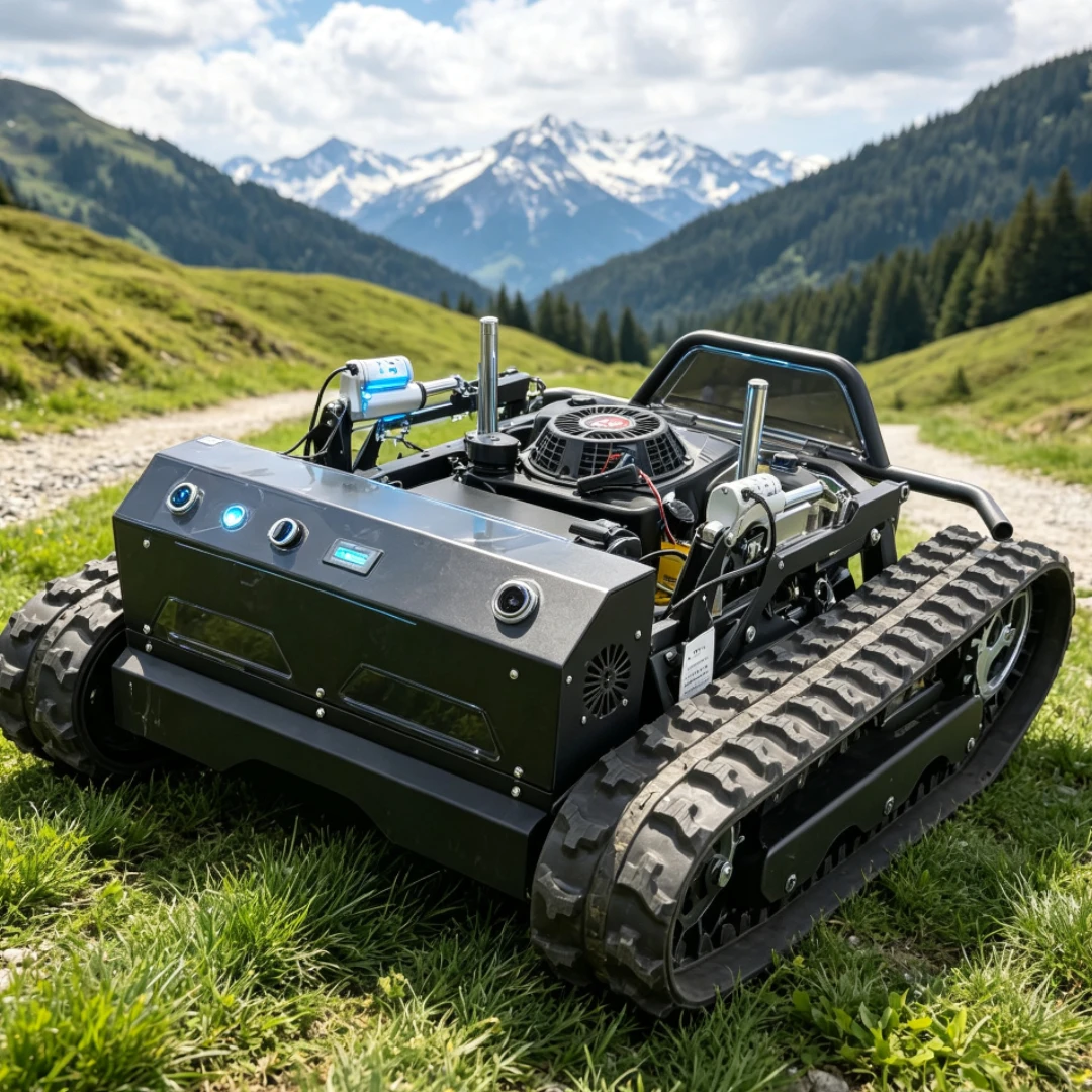 Customized lawn mower, all terrain remote control system, garden lawn, lawn mowing, weeding, professional after-sales service