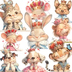 20Pcs/Pack Cartoon Animals Sticker DIY Craft Scrapbooking Album Junk Journal Decorative Stickers