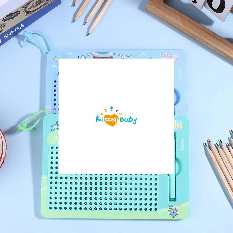 

Брелок Doodle Board, забавный мультяшный стальной шар, доска для рисования, милая магнитная игрушка-головоломка, блокнот для рисования, брелок для рюкзака