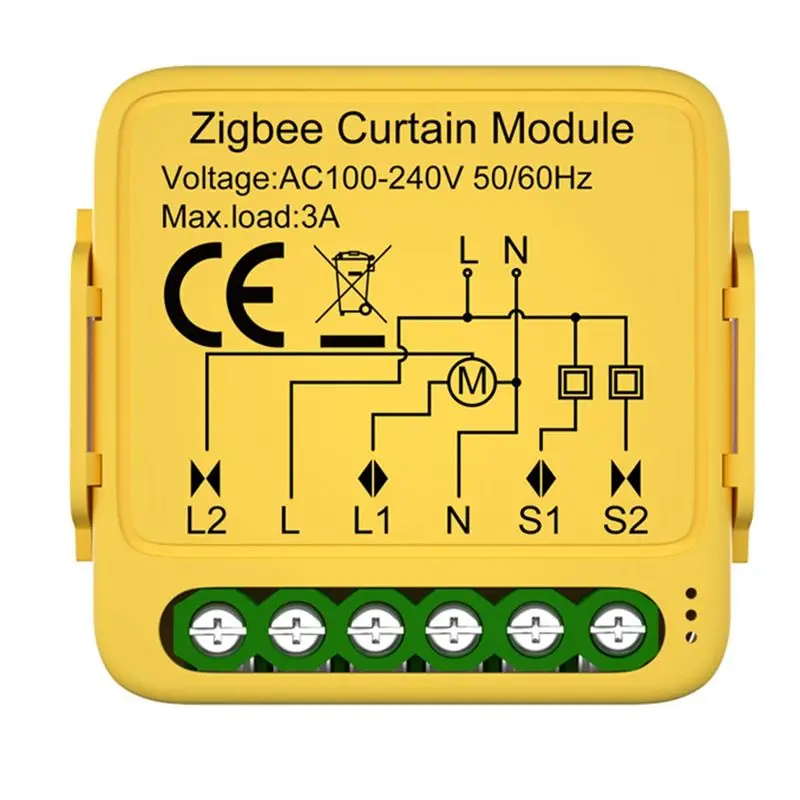 A75Q-Tuya Smart Curtain Switch Module Connected Roller Shutters Blind Motor Smart Life APP Works With Alexa Google Home