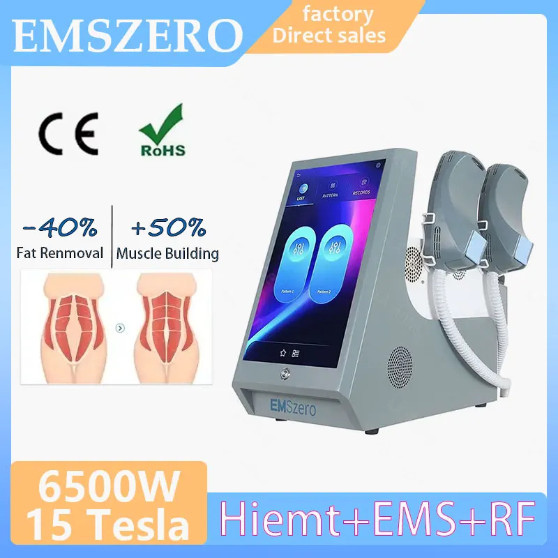 

EMS Fat Removal Machine 6500W 200Hz EMSZERO Electromagnetic Muscle Training Machine RF Technology Non Invasive