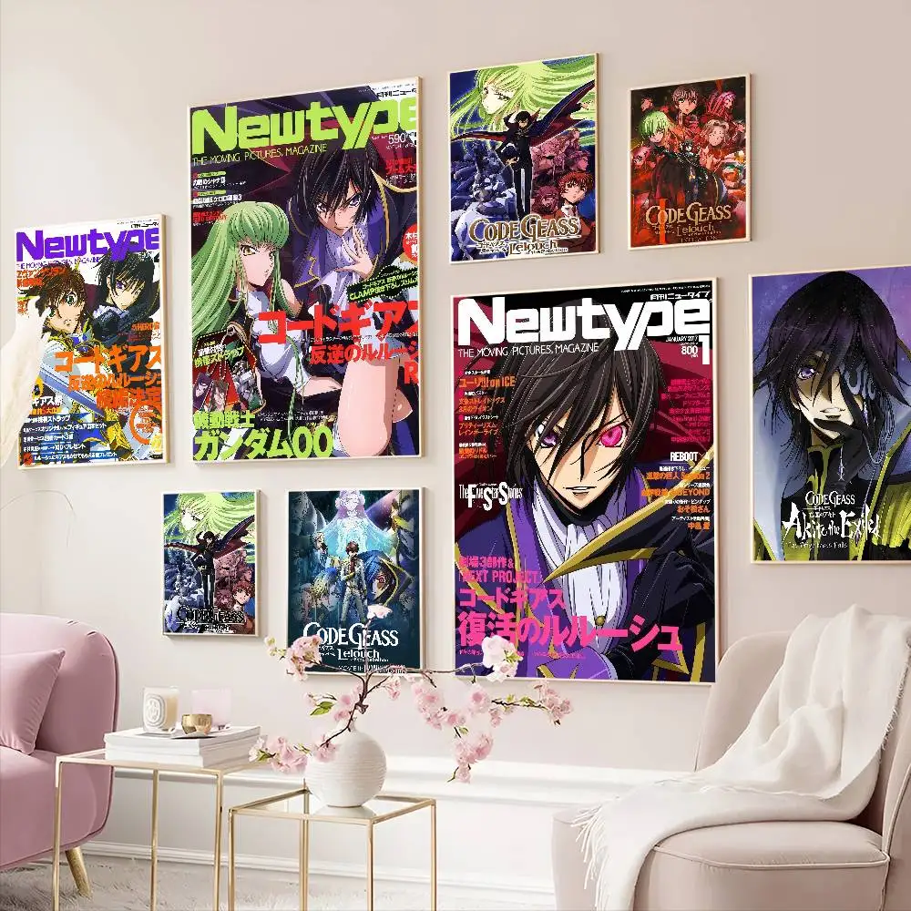 Code Geass Anime Anime Anime Posters Sticky Whitepaper Print