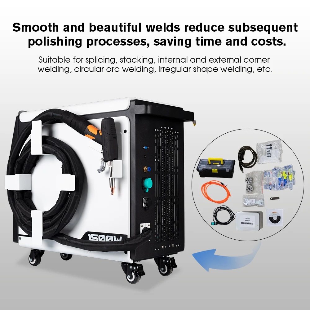 DMK New Air Cooled 1500 wLaser Welding Machine Portable Handheld Laser Welder machine 2024