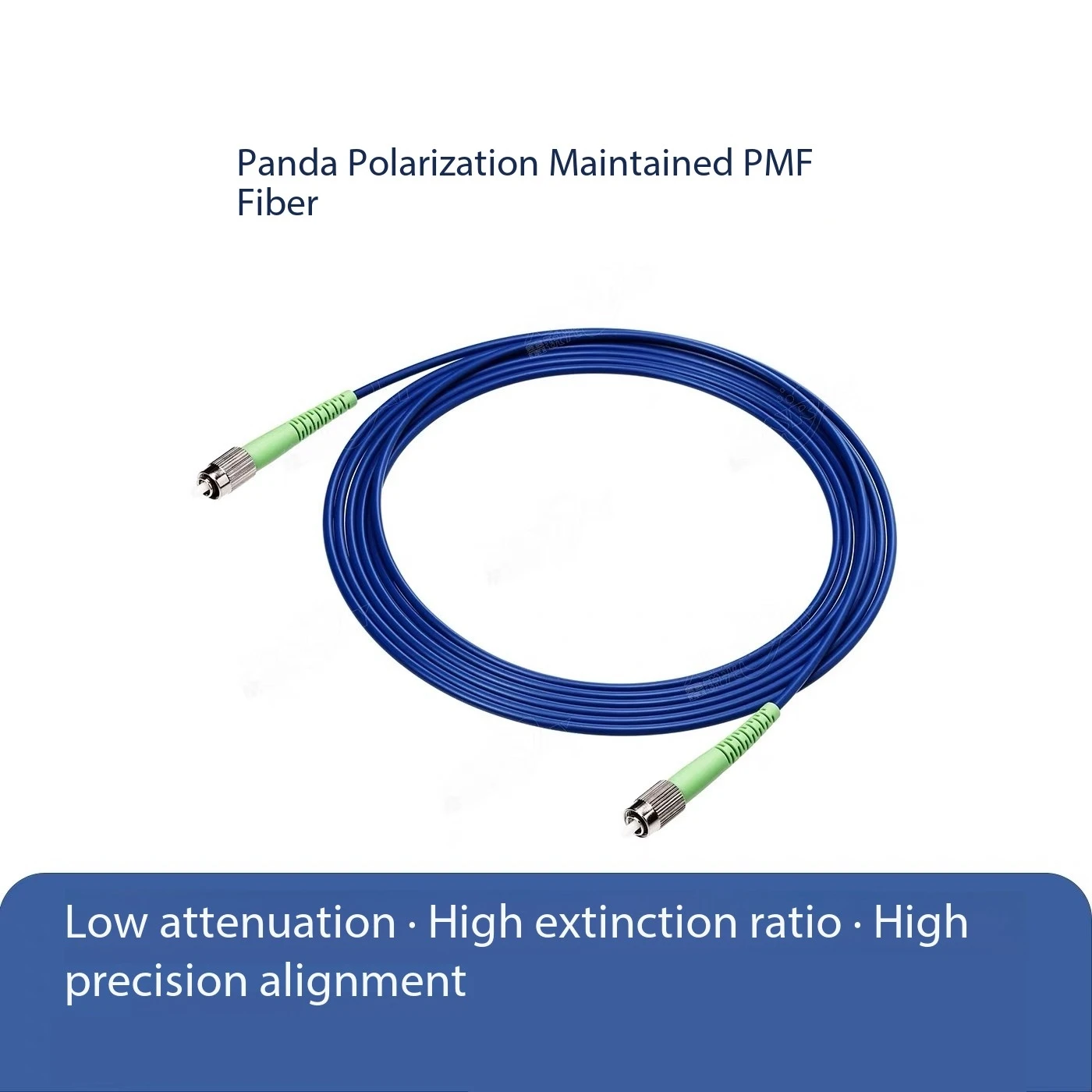 Panda-type polarization-maintaining fiber (PMF) 980nm 1310nm 1550nm 0.5m 1m FC/APC FC/UPC jumper PM1550 PM1310 PM980 slow axis
