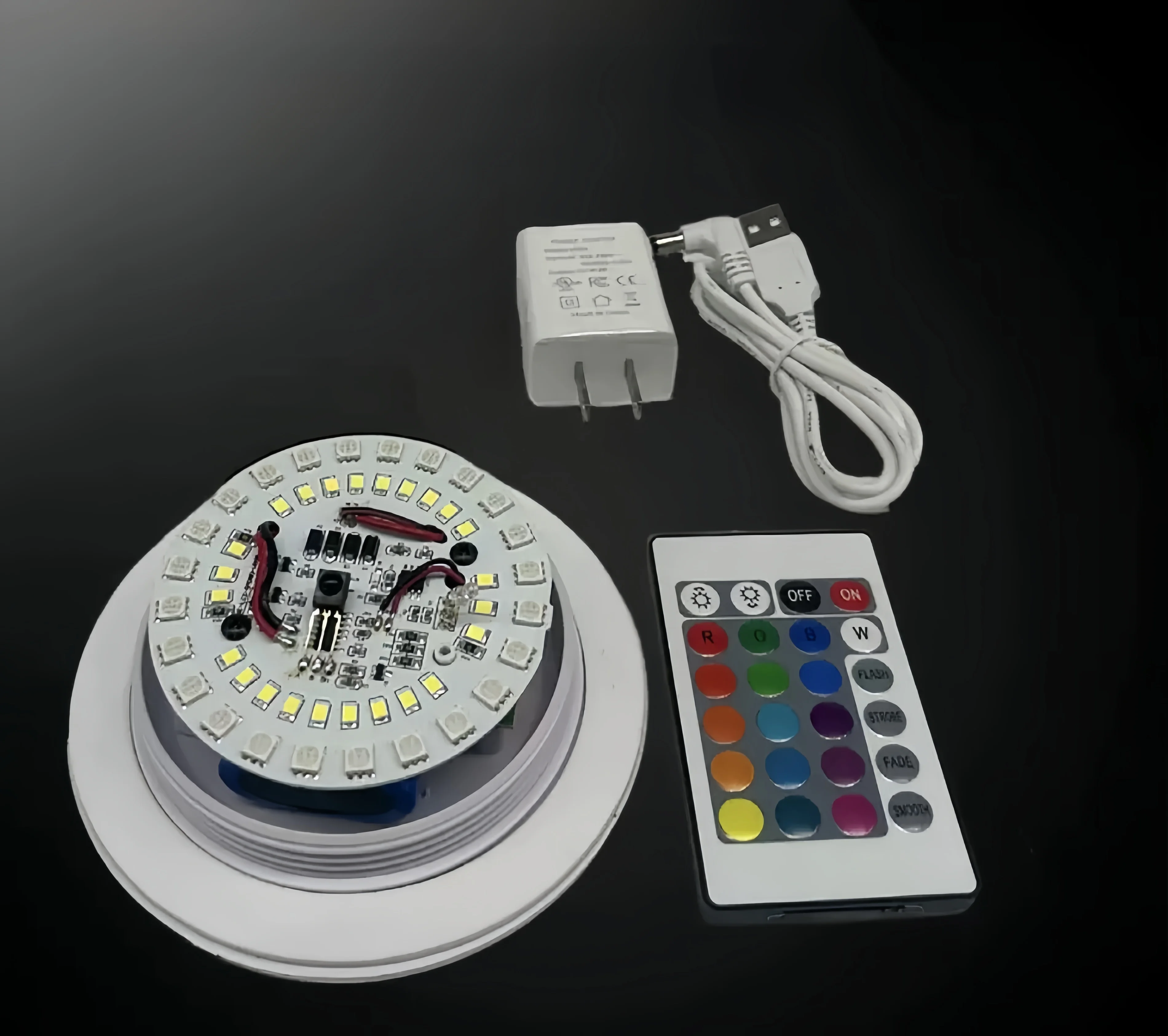 RGBW LED Light Core for Rotomolded Glow Furniture Rechargeable Light Module Remote Controlled Base Lighting Source Replacement