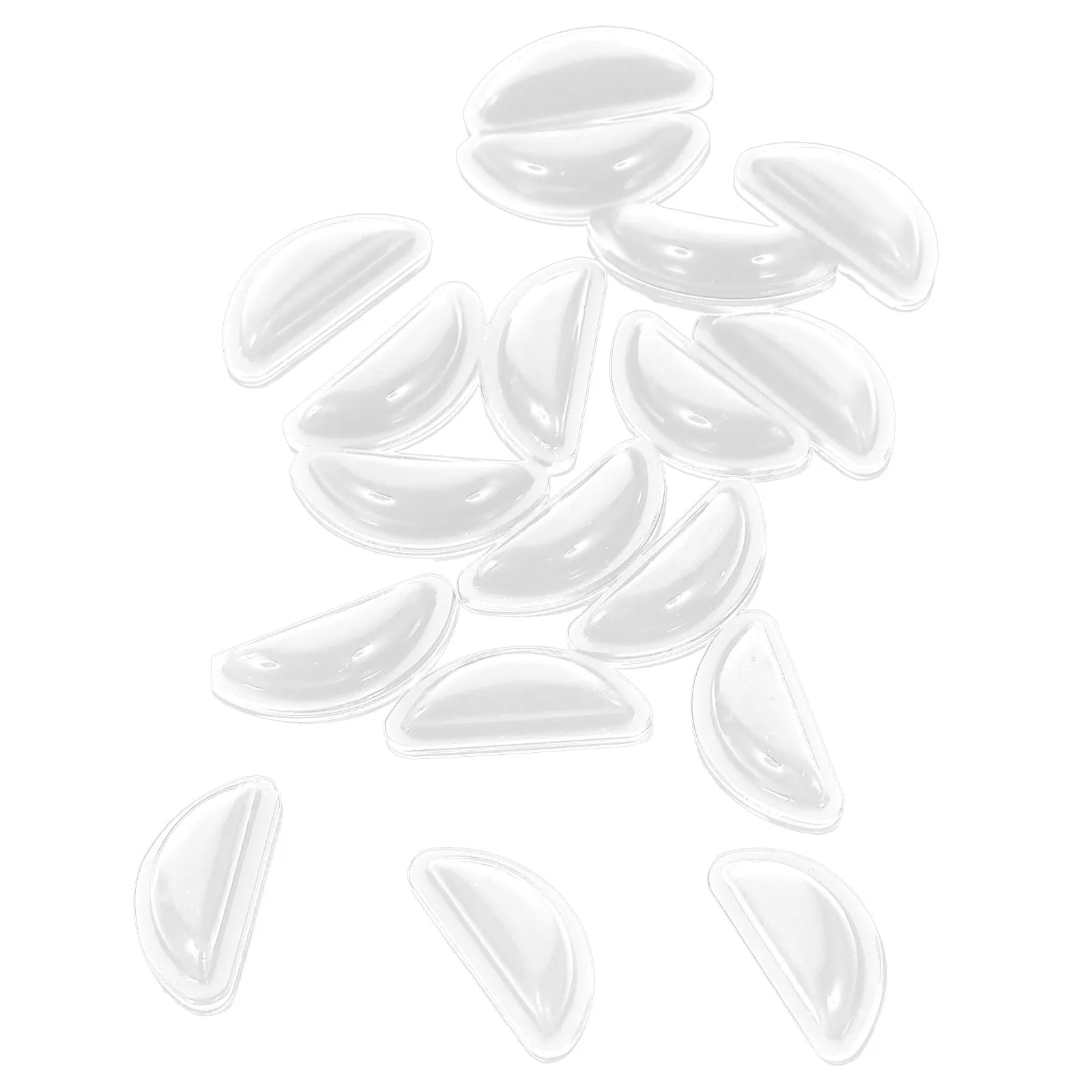 10Pairs Silicone Eyeglass Nose Pads Anti-Slip Durable Non-Irritating Nose Grips for Glasses Eyeglass Accessories