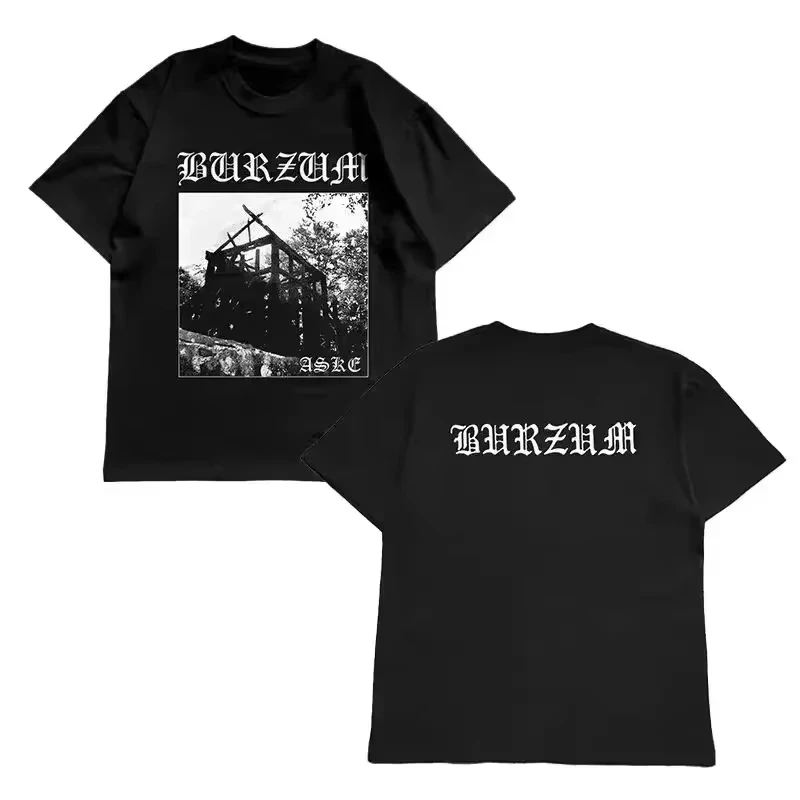 

Confortable Hommes T-shirt Col Rond Hauts Classiques Burzum Coup T-shirt Femmes Coton À Manches Courtes Été Haute Qualité