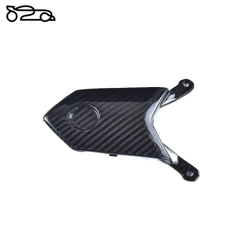 Black Carbon Fiber Motorcycle Rear Tail Cap for Model B1015 Replacement Modification Accessory