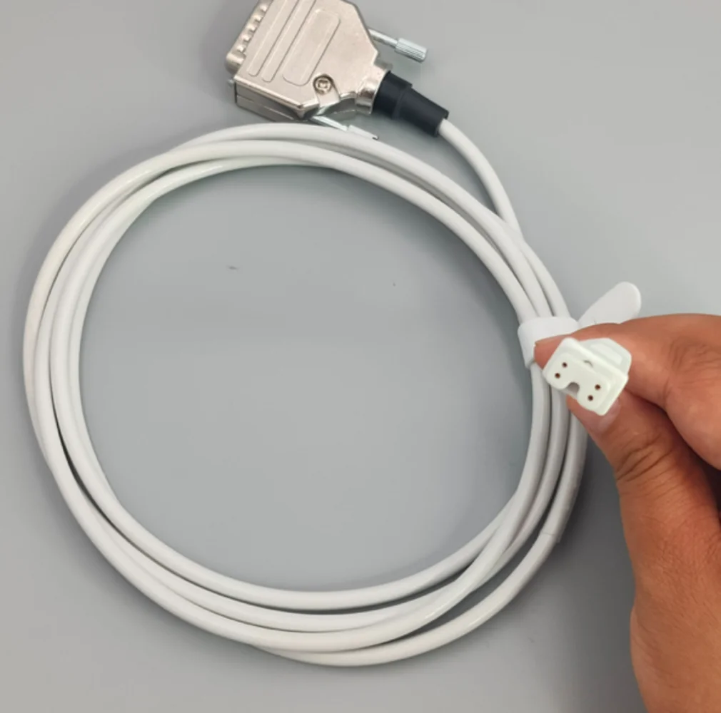 Cable de Sensor de flujo Drager Babylog8000, Compatible con Cable Neonatal, 2m, Draeger