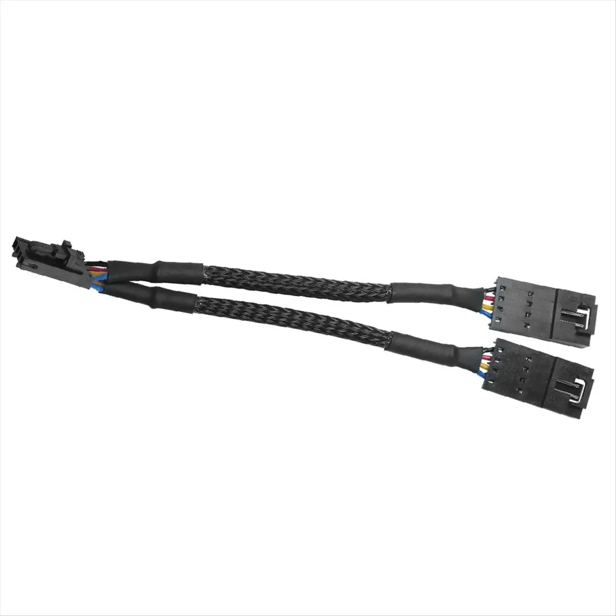 ABIU RGB Lighting Extension Cable 1to2 Splitter Cable 4pin Male to Dual Female Used for Fan Hub Splitter AdapterCable