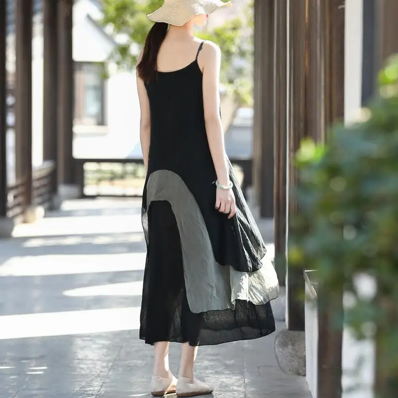 Vestido de Aodão de Alta Qualidade Moke Qing, Longo, de Veludo, com Três Camadas e Estampa de Cores, Vestido de Aodão e L...