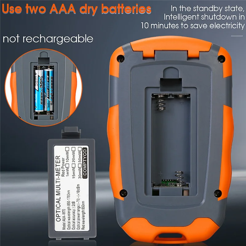 COMPTYCO AUA-M70 4 In1 Mini Optical Power Meter Visual Fault Locator Network Cable Test Optical Fiber Tester 10Mw -70DBm-+10DBm