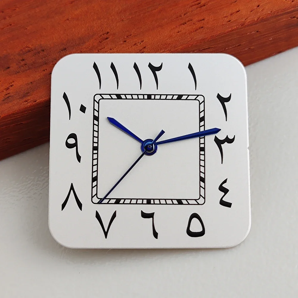 NH35 High-quality 27mm Santos Square Arabic Numeral S Dial, Suitable for NH35 Automatic Movement Watch Accessories