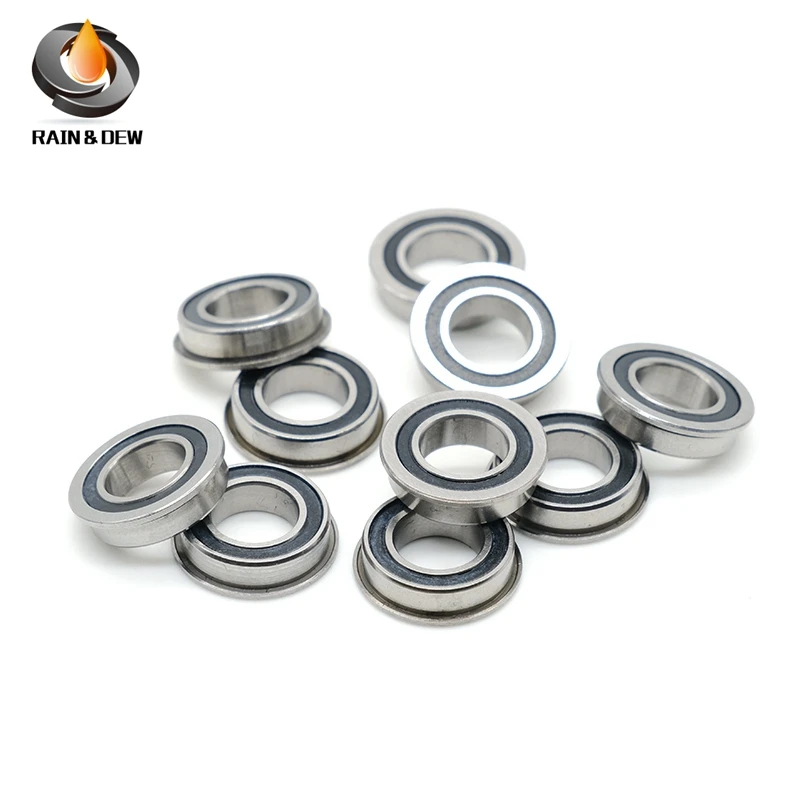 Rolamentos mf148 2rs pretos selados 8x14x4mm, ABEC-7 mf148rs peças de rolamento de esferas para hobby rc carro caminhão, escolha de 10 peças