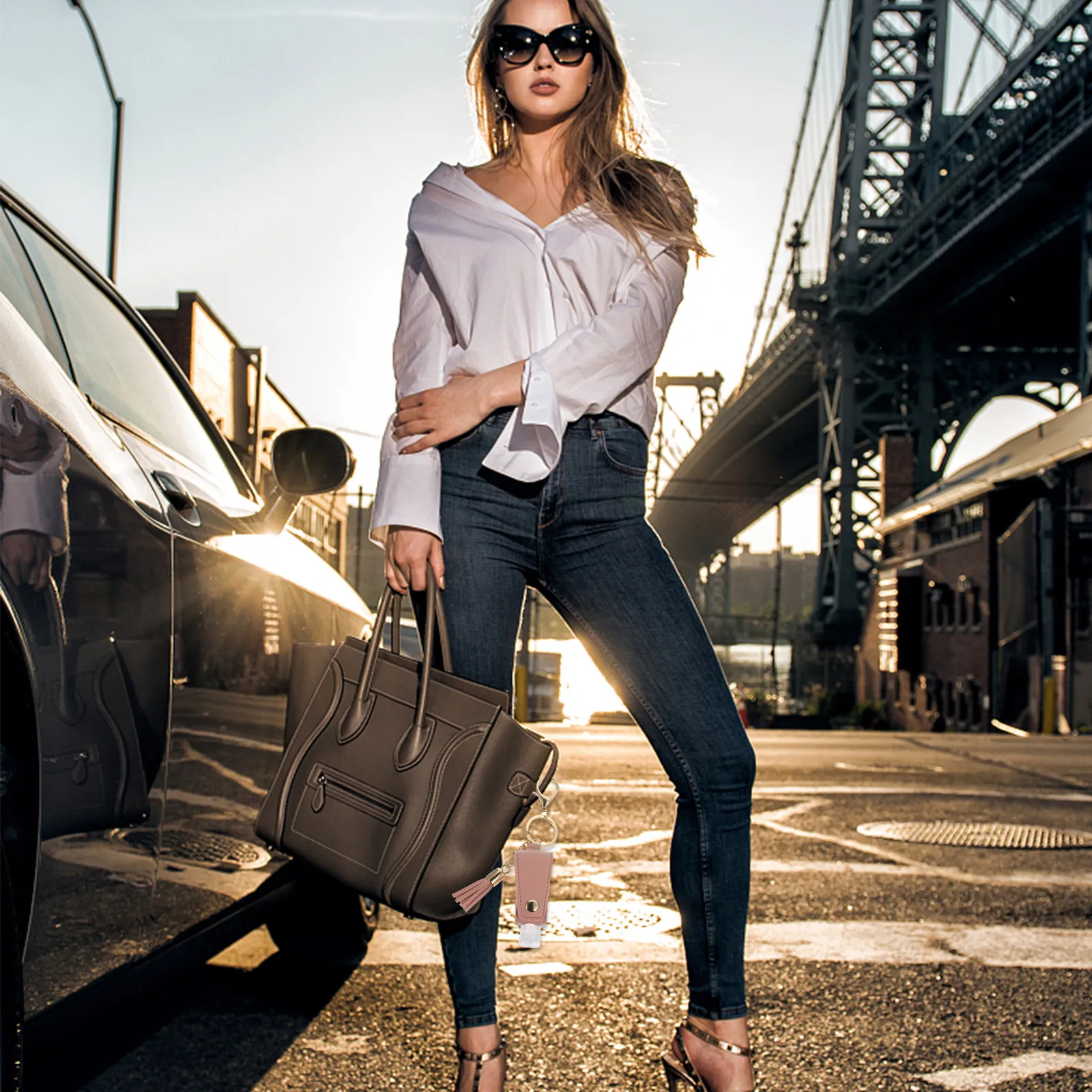 

Набор из 5 портативных флаконов по 30 мл с брелоком, многоразовые дорожные контейнеры для жидкостей, эфирных масел, герметичные, для небольших объемов лосьона