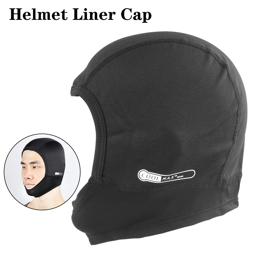 Sports Headgear Quickly Drying Out Elasticity Breathable And Sweat Wicking Soft Motorcycle Helmet Inner Cap Visor Sunscreen