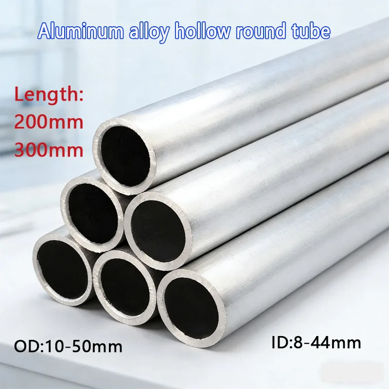 Aluminum Alloy Hollow Tube Length 200-300mm Customizable Aluminum Tube OD18-50mm