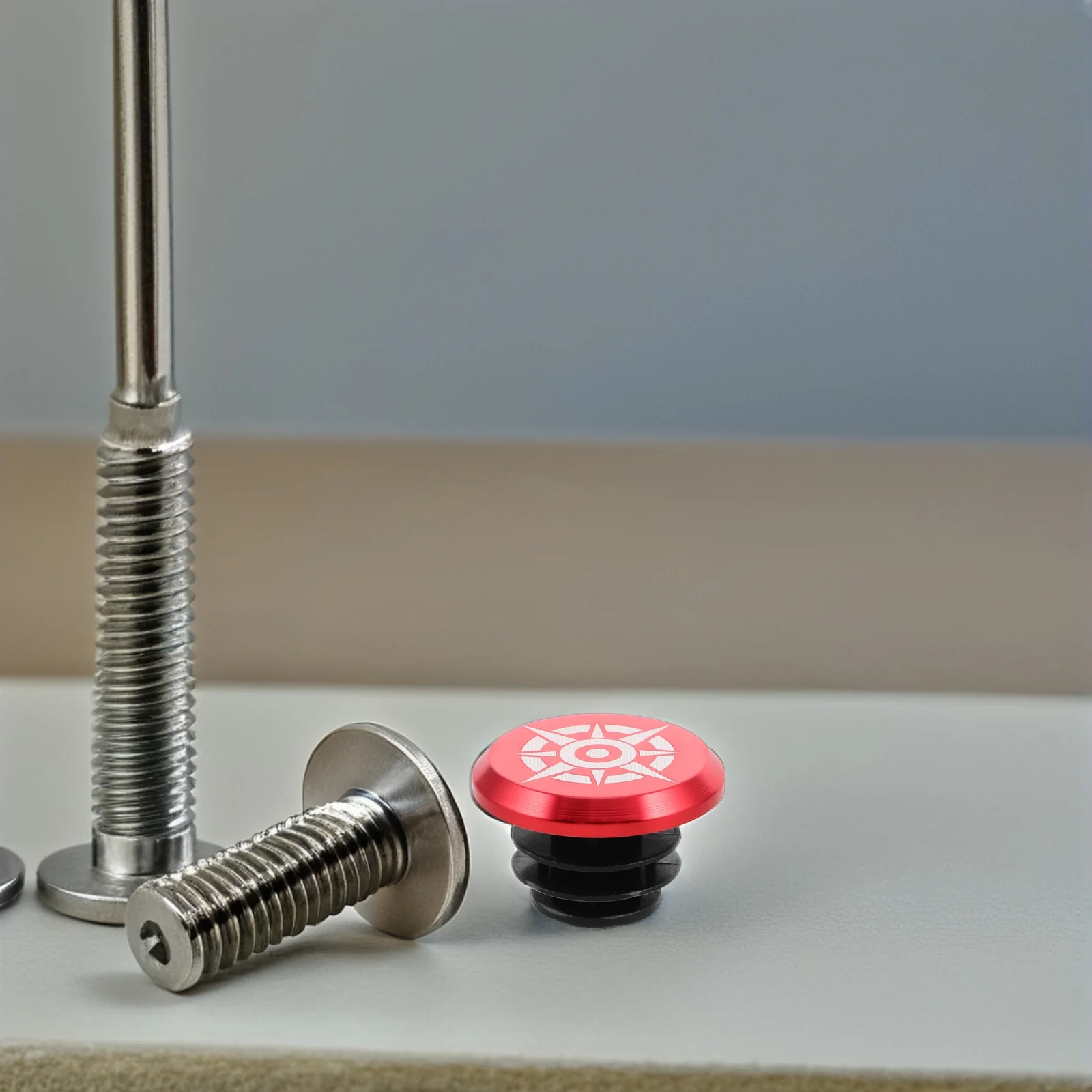 

1 Pair Aluminum Alloy Bike Handlebar End Plugs High Strength Durable Metal Stoppers For Road Mountain Bikes Debris Liquid
