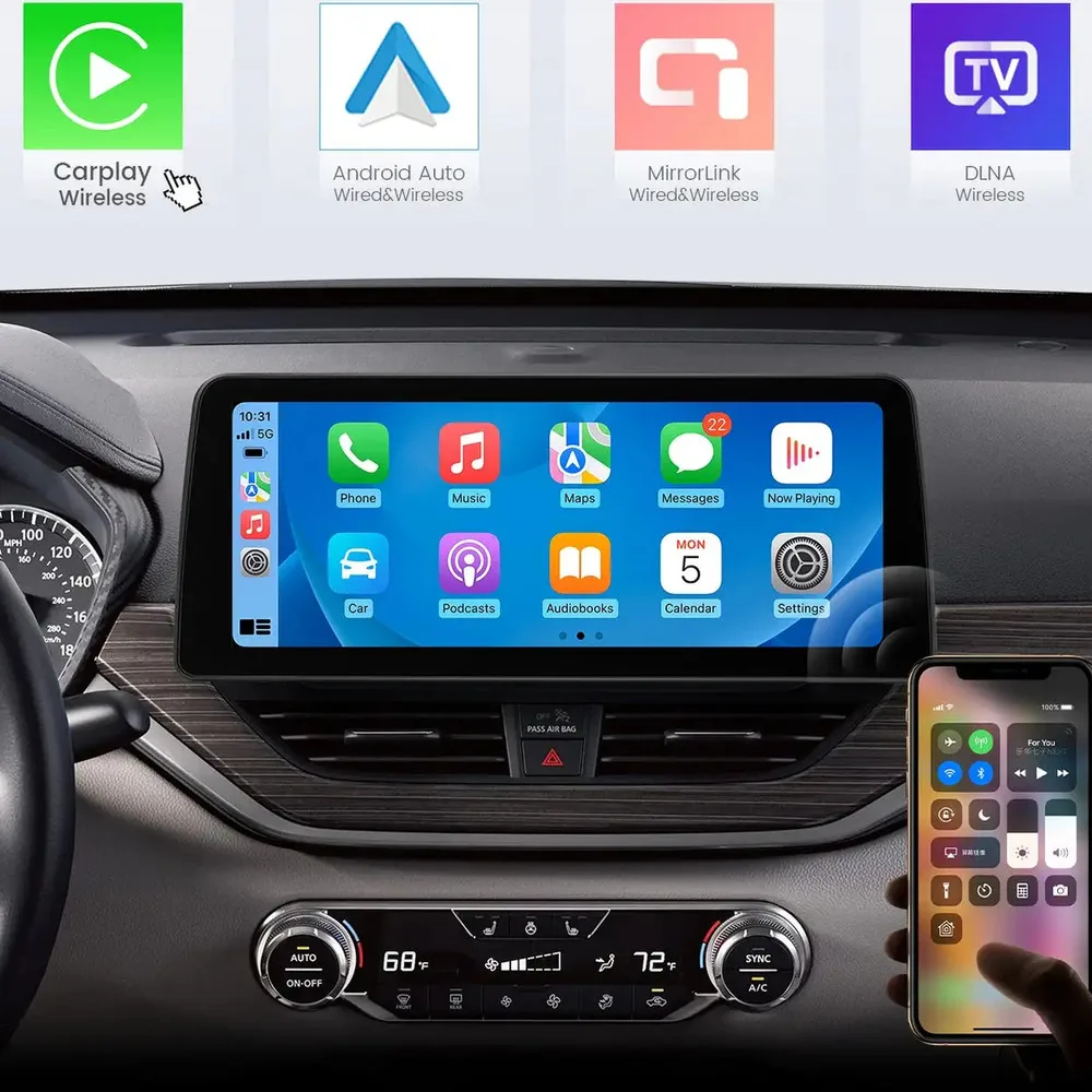 

Dasaita for Nissan Teana Altima 2018 2019 2020 2021 Qualcomm 665 12.3" Screen Carplay Android Auto Radio Android12 Car Stereo