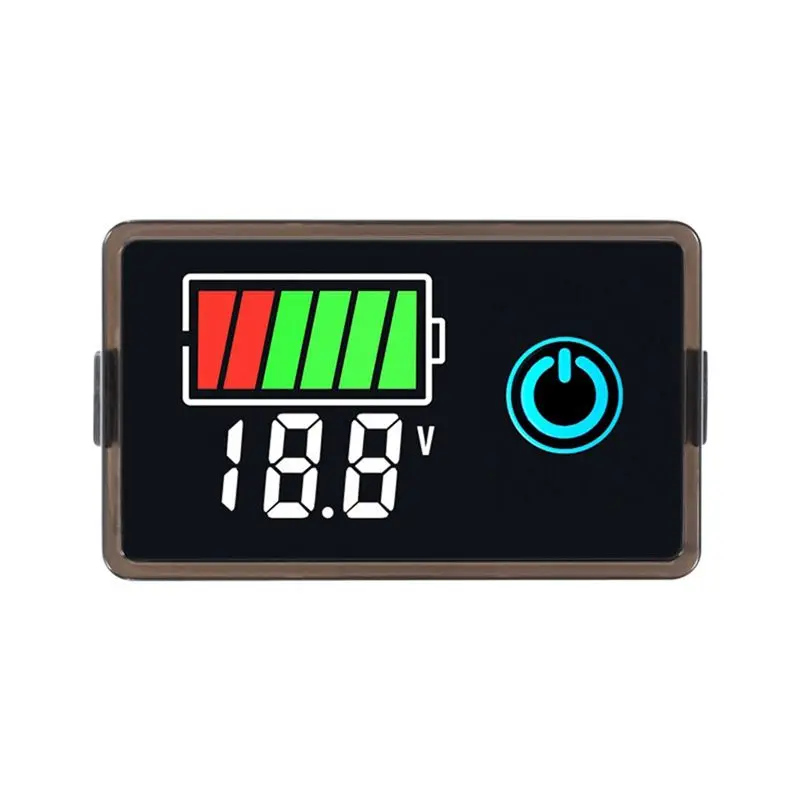 DC 8-100V Digital Voltage Power Indicator For Lead-Acid Lithium Battery 12V/24V/36V/48V Two-Wire Anti Reverse Switch-AEF7