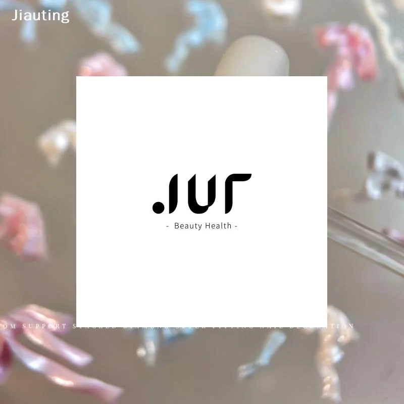 50Pcs Bowknot Nail Art Decorations 3D Satin Light Nail Charms Colorful Ribbon Bow Rhinestone DIY Manicure Tools Parts