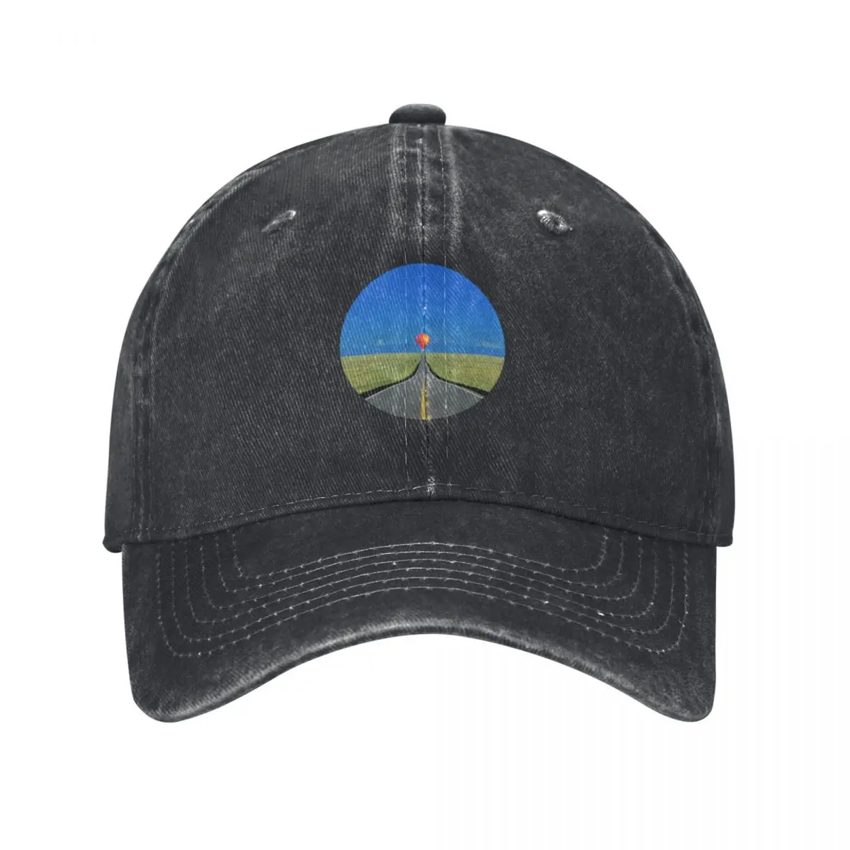 

Nostalgic Eye Exam Air Balloon Childhood Image Baseball Cap Luxury man cap Male hat Women Men's