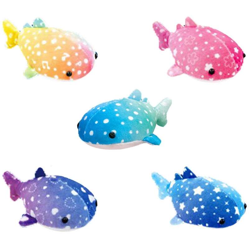 Original Japanses Anime Gashapon Figure Cute Soft Happy Gem Shark Plush Bag Keychain Kawaii Capsule Toys Gift