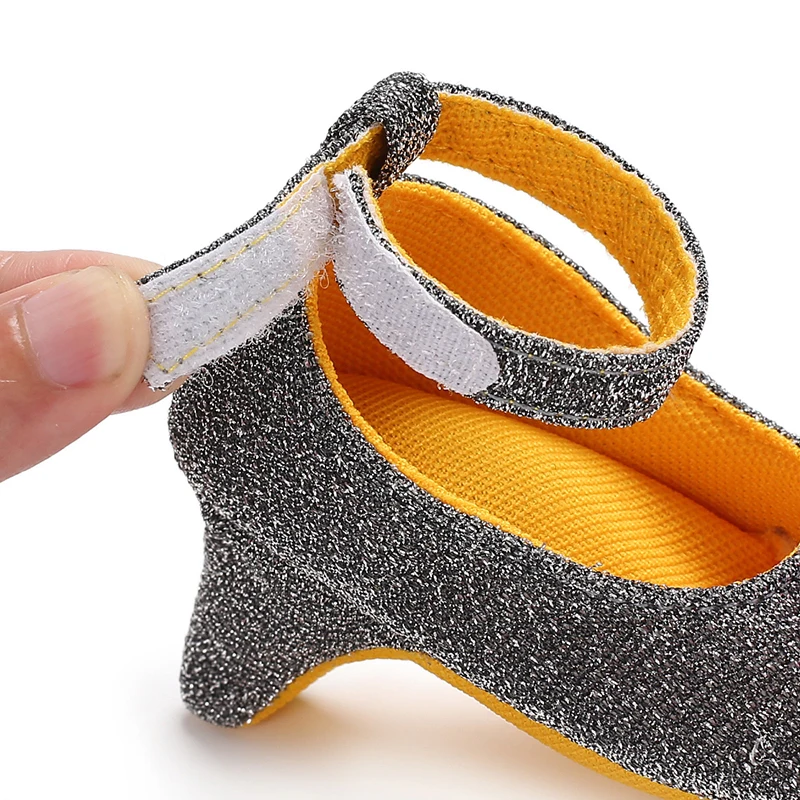 Neue Kleinkind-Babyschuhe für Mädchen mit Hohem Absatz, Prinzessinnen-Schleife, Erste Geburtstagsfeier-Schuhe, Foto-Requisiten, 0-12 Monate – Detail 15