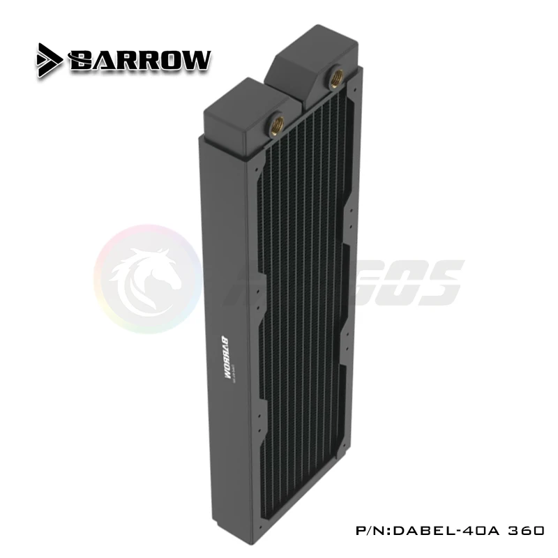 Barrow Watercooling 360 Copper Radiator High Density Single Wave, G1/4\'\' 40mm Thick For 12cm Fan DIY Watercooler Rad,Dabel-40a