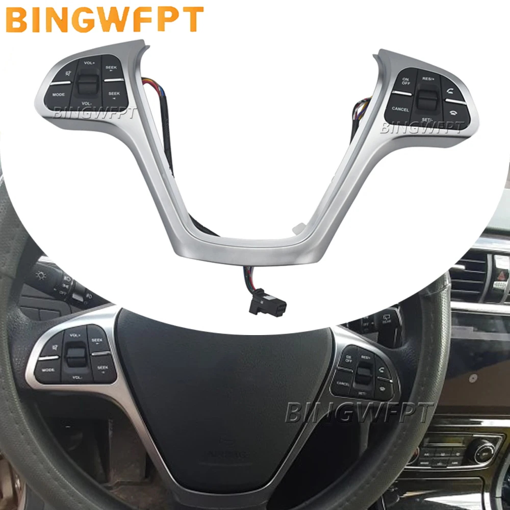 

Multifunction Steering Wheel Control Buttons For ZOTYE T600 Remote Control Volume Music Phone Button Switch Car Accessories