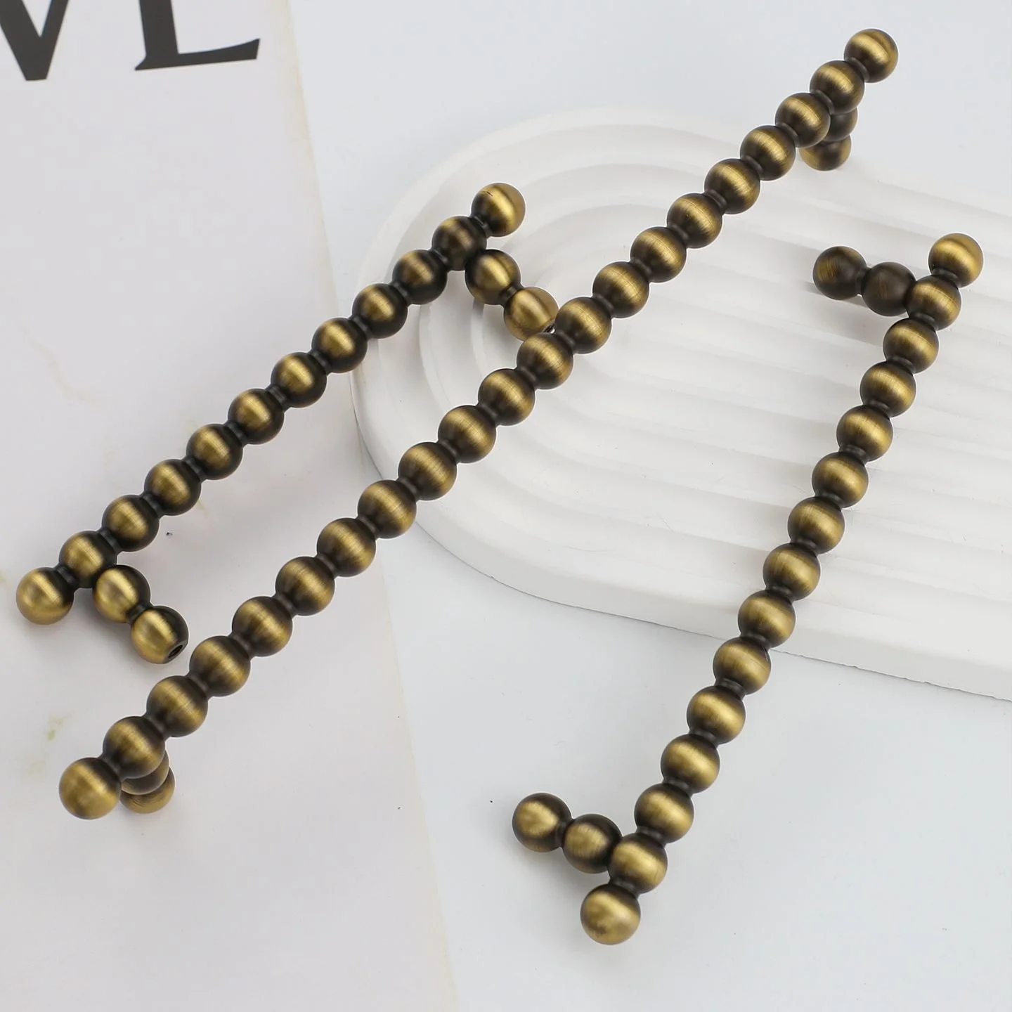 T-Shape Kitchen Cabinet Door Handles High-end Drawer Pulls Small Round Ball Wardrobe Cupboard Furniture Accessories