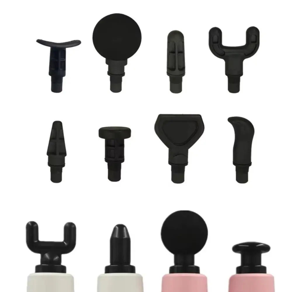 8Pcs 12.5mm Fascia Massager Heads ABS Replacement Massage Stimulator Body Massage Accessory for Body Relaxation Shaping Exercise