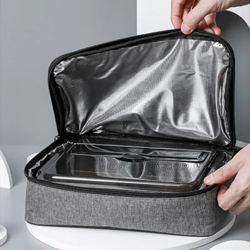 Valise numérique portable pour écouteurs, sac de rangement de Cisco de voyage, accessoires à fermeture éclair, sac de câble de données de chargeur, sacs à lunch