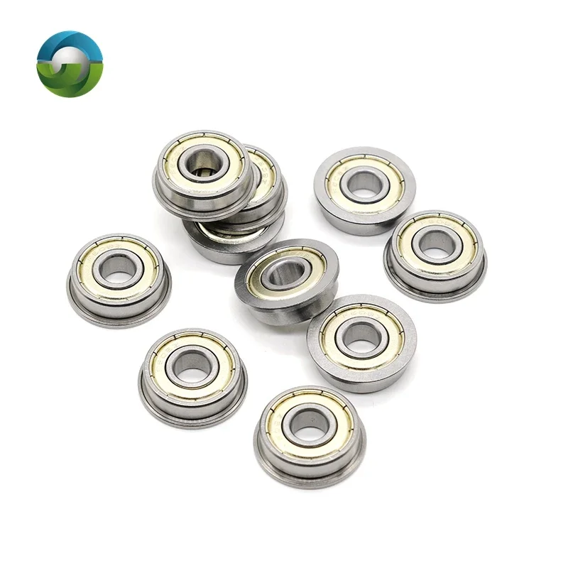 4PCS F6805ZZ Flange Bearing 25x37x7 mm ABEC-7 Double Shielded Deep Groove Flanged  Ball Bearings F6805-2Z F6805Z F6805 Z ZZ