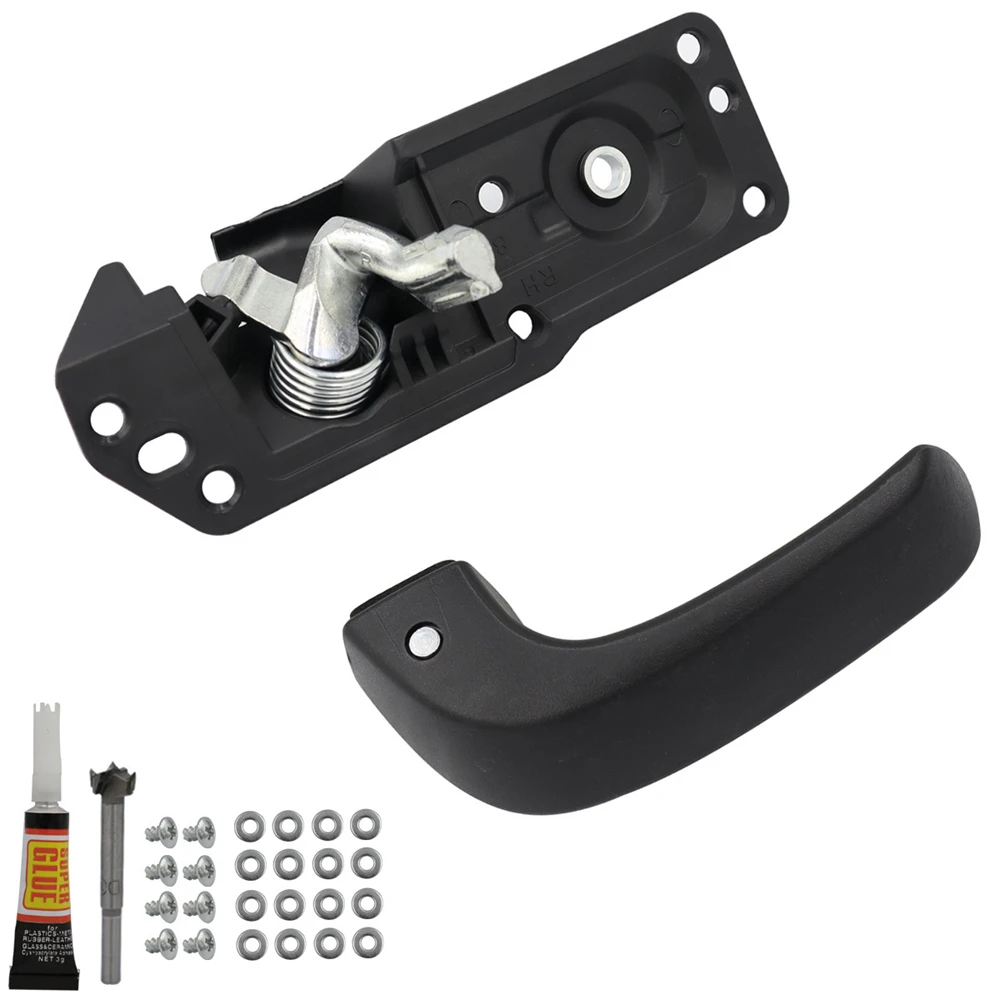 

Door Handle Repair Kit Interior Inside Passenger RH For 07-12 Sierra Silverado Direct Replacement Practical And Durable