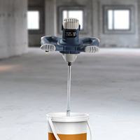 2400w Drywall Mortar Mixer Cement Render Paint Tile Concrete Plaster Rotary Adjustable 6 Speed Portable Electric Concrete Plaste