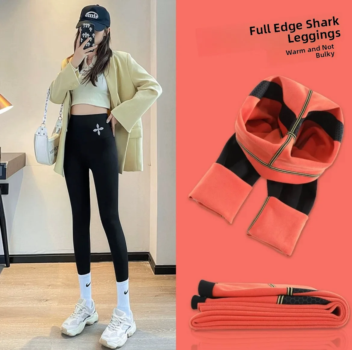 

Брюки женские с высокой талией из искусственной кожи, для фитнеса и йоги, с перекрестным дизайном, для подтяжки живота, осенне-зимние, повседневные