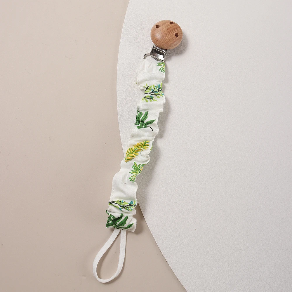 Fabric Pacifier Clip, Stylish & Soft Pacifier Holder
