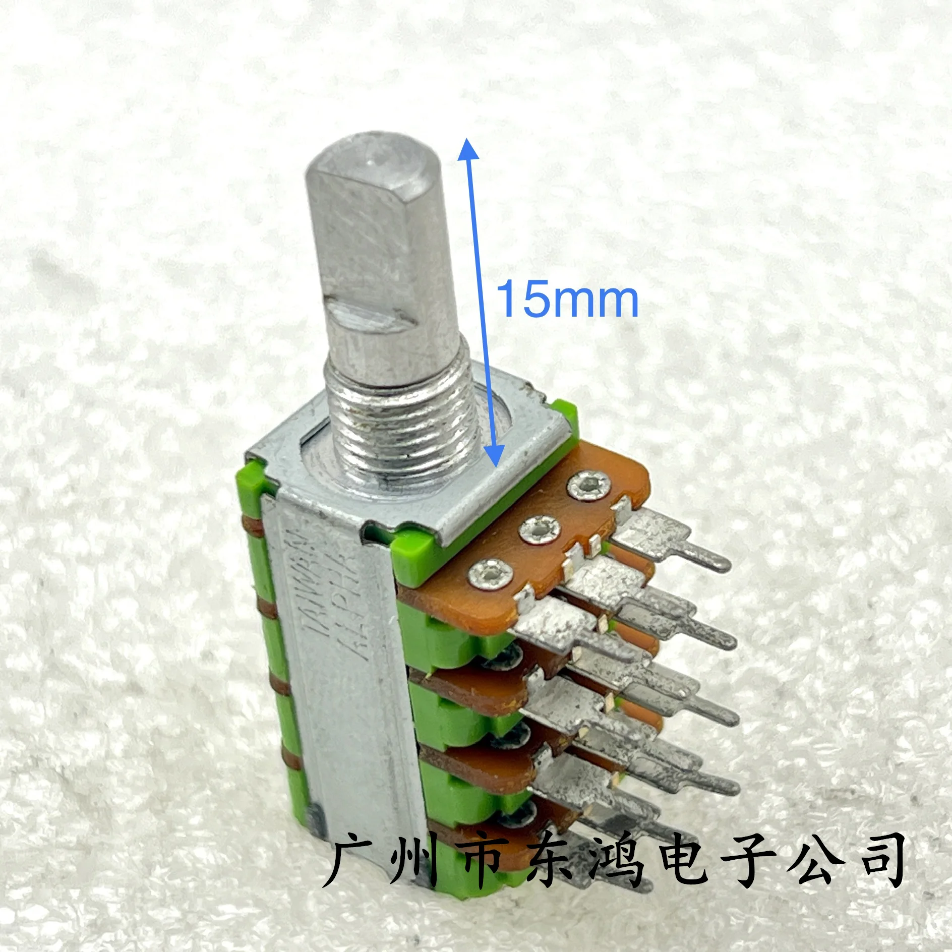 1PCS Taiwan RK12 potentiometer shaft length 15mm B10K