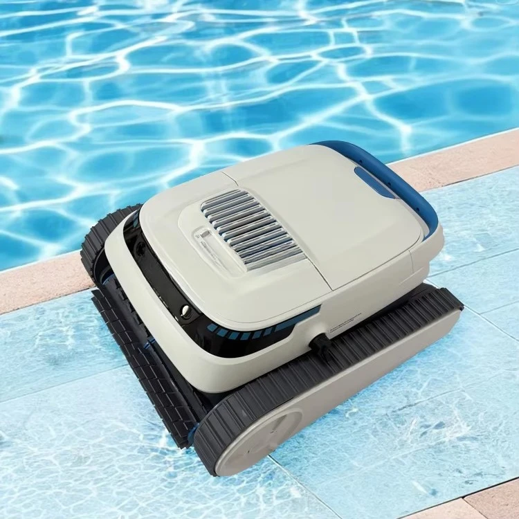 Smart Automatic Pool Robot Pool Bottom & Wall Cleaning Efficient Vacuum Decontamination Machine view 4
