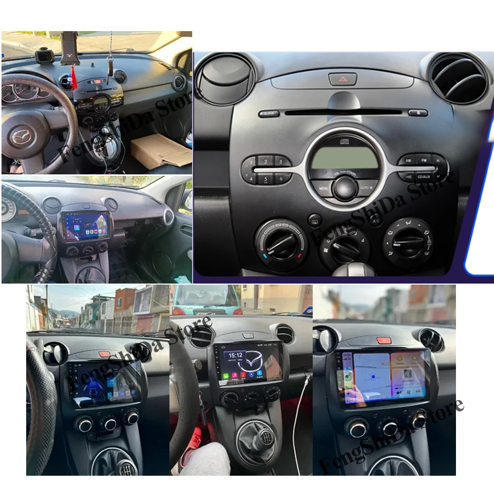 

Car Radio For Mazda 2 2007-2014 Android Auto GPS Navigation Head Unit Multimedia Video Player 5G WIFI Carplay No 2din DVD