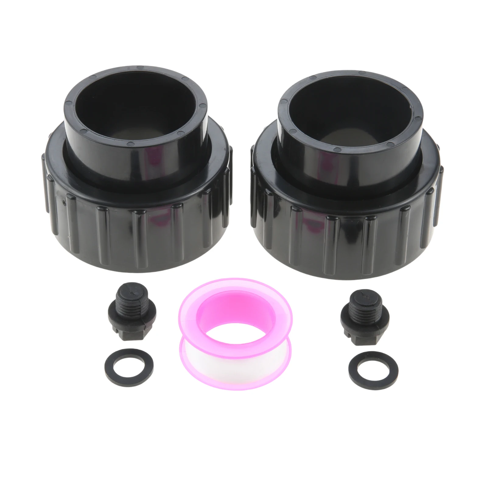 2 Pack Union Connector Kit Compatible for Hayward SPX3200UNKIT Drain Plugs with O-rings,sealing Rings for  Pool Equipment Repair