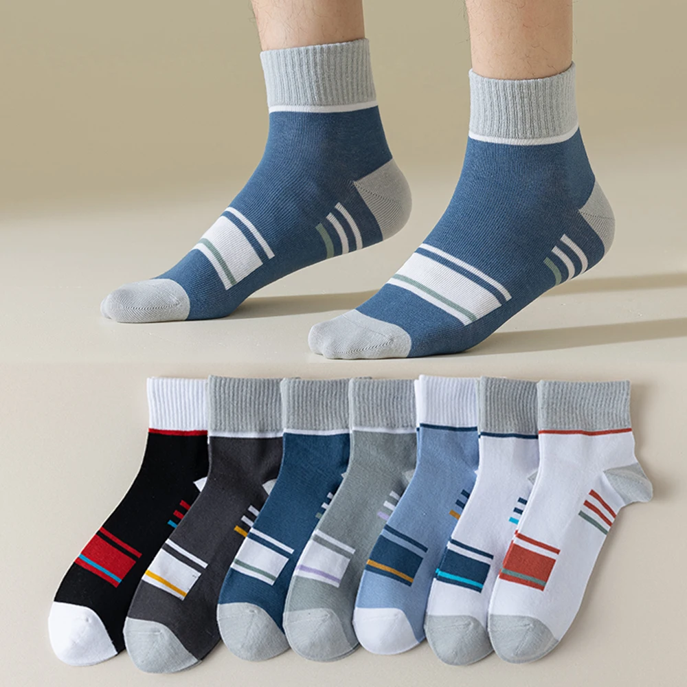 

Mens Ankle Socks High Quality Breathable Sports Casual Athletic Lightweight Low Cut Spring Gym Workout Fashion Comfortable