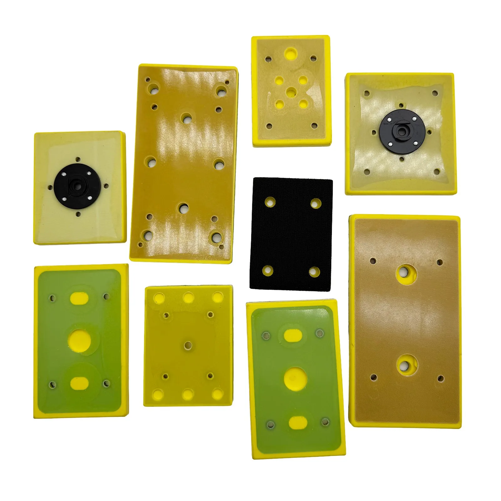 Sanding Pad Rectangle Sander Disc Backing Plate For Grinding Polishing Sanding Pad Backup Plate Power Tools