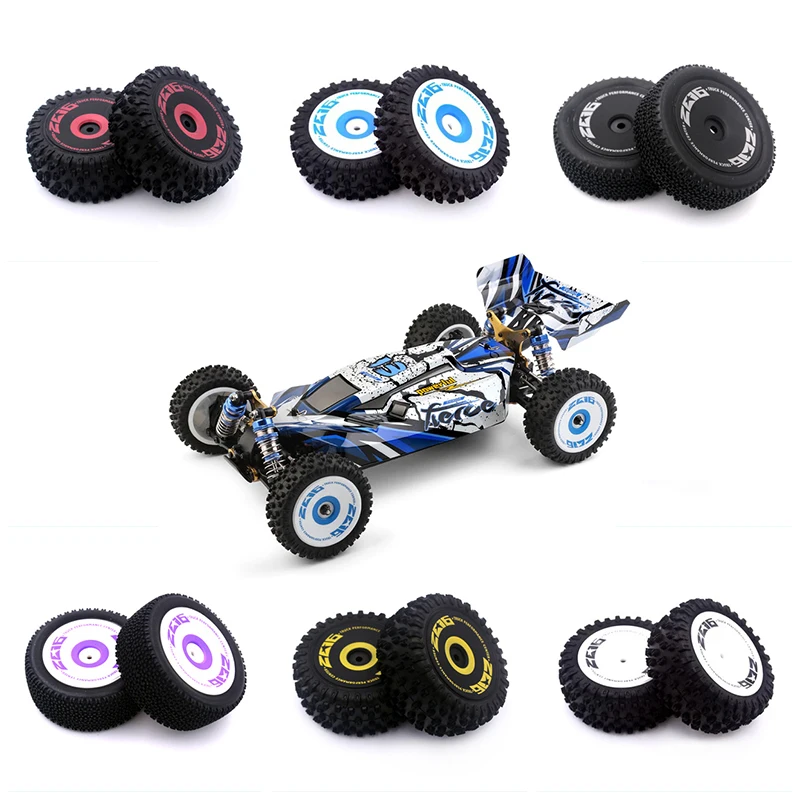 Ruote per auto RC pneumatici originali per WLtoys 124007 124017 124019 124018 144001 144010 parti di aggiornamento per auto telecomandate pneumatico