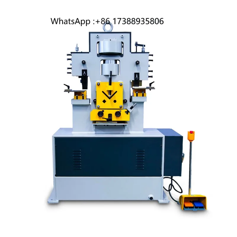 IronWorker Hydraulic Q35Y-12 Combined Punching Shearing Machine High Performance High-Accuracy Steel Angle Bar Plate JINDAJIN CE