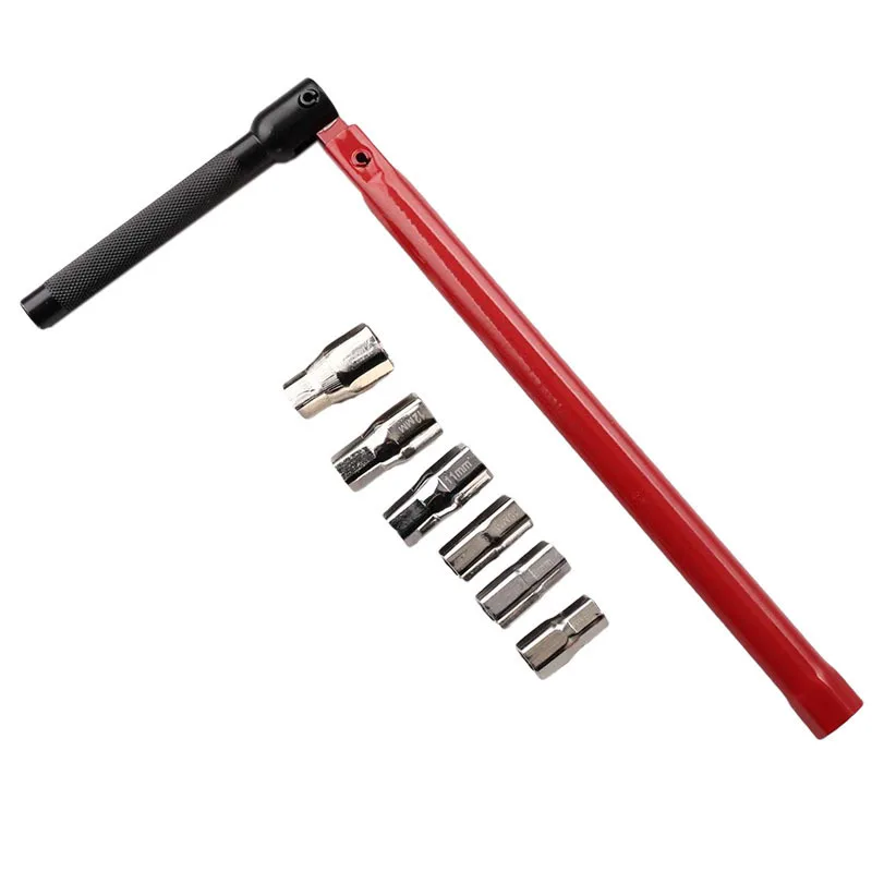 6 Piece Plumbing Wrench Set Compatible with Common Faucet Types Including Compression Ball Cartridge and Ceramic Disc Valves